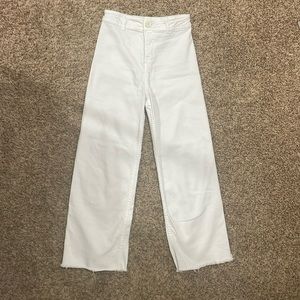 Zara Marine White Girls Jeans Size 13-14 USA